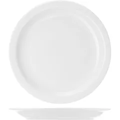 Plate “America” small  porcelain D=210,H=22mm white