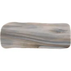 Блюдо для подачи «Нордик» стекло ,L=31,B=12см серый, изображение 2