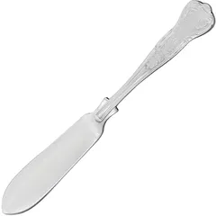 Butter knife "King's Stainless Steel"  stainless steel , L=160/75, B=18mm  silver.