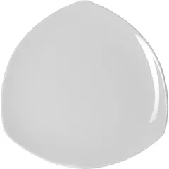 Тарелка «Опшенс» треугольная фарфор ,L=26,B=26см белый