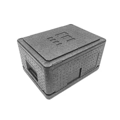 Термоконтейнер «Нормал» до 15 кг полипроп. 14л ,H=22,L=40,B=30см черный, изображение 4