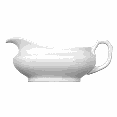 Sauce boat “Stuttgart” porcelain 350ml ,H=95,L=210,B=90mm white