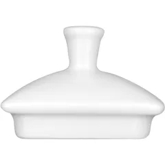 Крышка для сахарницы «Виктория» фарфор 300мл ,L=65,B=65мм белый, изображение 2