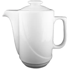 Coffee pot “White” porcelain 0.6l D=10/17,H=14cm white