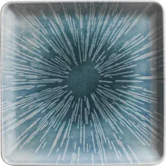 Тарелка «Нанокрем Блю» фарфор ,L=19,B=19см голуб.