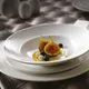 Тарелка для супа/пасты «Спайро» фарфор 394мл D=240,H=45мм белый, изображение 5
