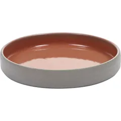 Салатник «Даск» керамика D=12,H=2см серый,красный