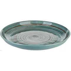 Тарелка «Скандинавия» мелкая керамика D=260,H=25мм голуб., изображение 2