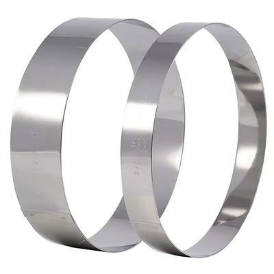 Кольцо кондитерское сталь нерж. D=12,H=6см металлич.