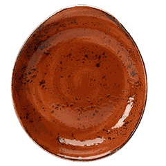 Салатник «Крафт Терракота» фарфор 0,67л ,H=55,L=280,B=245мм терракот