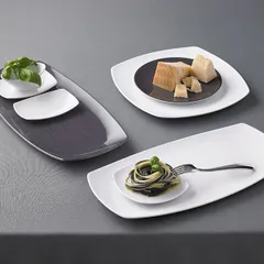 Тарелка «Опшенс» квадратная фарфор ,L=28,5,B=28,5см белый, изображение 2