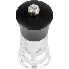 Мельница для соли «Олерон» металлический механизм акрил,бук D=6,H=14см прозр.,шоколад., изображение 4