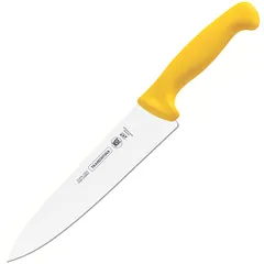 Нож поварской «Профешионал Мастер» сталь нерж.,пластик ,L=34/20см желт.