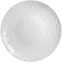 Salad bowl “Hesperis”  porcelain  1.8 l  D=30, H=5 cm  white, matte