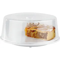 Крышка для тарелки полистирол D=300,H=95мм прозр.