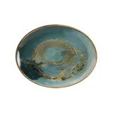 Блюдо сервировочное «Футура» овальное фарфор ,L=31,B=24см серый