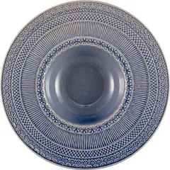 Pasta plate “Skalistos” ceramics 200ml D=23,H=4cm blue.