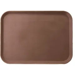 Rubberized rectangular tray “Prootel”  plastic , L=51, B=38cm  brown.