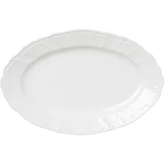 Dish “Bernadotte” oval  porcelain , L=26cm  white