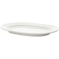 Блюдо «Карат» овальное фарфор ,L=39,5,B=27,5см белый, изображение 2