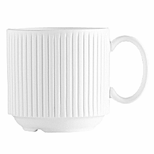 Чашка кофейная «Жансан» фарфор 100мл D=60,H=60,L=82мм белый