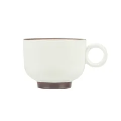 Чашка чайная «Блисс» фарфор 225мл D=85,H=65,L=115мм белый, изображение 2