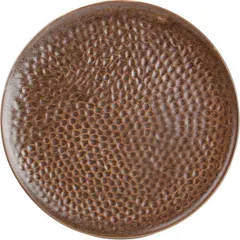 Тарелка фарфор D=15,5см коричнев.