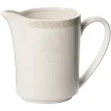 Молочник «Антуанетт» фарфор 285мл D=60,H=112,L=140/45мм белый,олив.