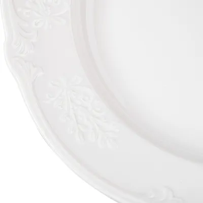 Тарелка «Поэма Флауэр» десертная фарфор D=22см белый, Диаметр (мм): 220, изображение 4