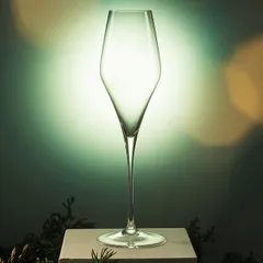 Бокал-флюте «Кью уан» хр.стекло 300мл D=82,H=270мм прозр., изображение 2