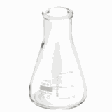 Стакан для коктейлей «Колба» стекло 100мл D=64,H=107мм прозр.