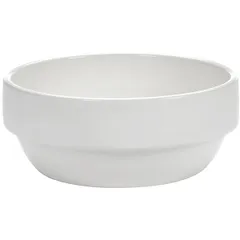 Salad bowl “Pass-Partu”  porcelain  D=14, H=6cm  white, matte