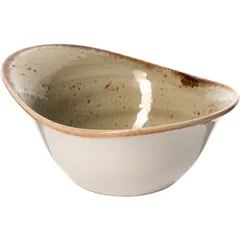 Салатник «Крафт Грин» фарфор 450мл ,H=75,L=180,B=140мм зелен.