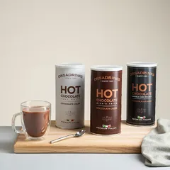 Смесь сухая для приготовления напитков «Горячий Молочный Шоколад» ODK 1 кг сталь D=10,H=19см, изображение 4