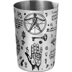 Стакан смесительный «Сакура Алкеми» сталь 0,5л D=60,H=115мм металлич., изображение 4