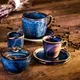 Блюдце «Ирис» фарфор D=120/35,H=18мм голуб., изображение 4