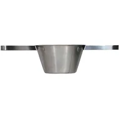 Colander stainless steel D=33,H=18,L=74cm metal.