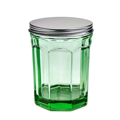Банка круглая с крышкой «Фиш&Фиш» стекло 1л D=10,7,H=15,5см зелен., изображение 2