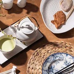 Блюдо «Кунстверк» рыба фарфор ,H=3,L=35,B=26см белый, изображение 3