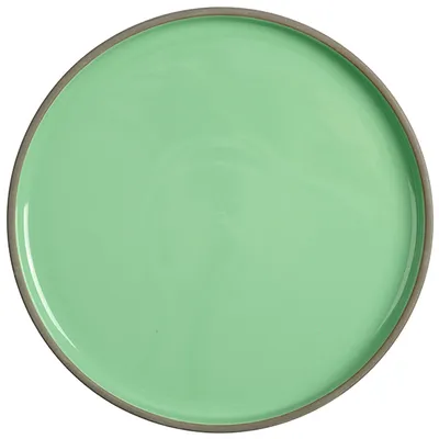 Тарелка «Блисс» с бортом фарфор D=270,H=22мм мятный