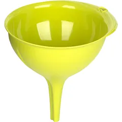 Funnel plastic D=13cm green.