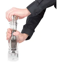 Мельница для перца «Нэнси» металлический механизм акрил D=65,H=300мм прозр.,металлич., изображение 3