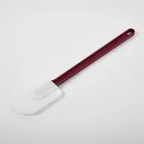 Лопатка жаропрочная силикон,пластик ,L=407/117,B=72мм белый,красный