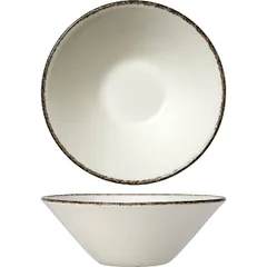 Salad bowl “Chakoul dapple”  porcelain, porcelain  D=16.5 cm  white, black