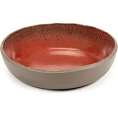 Salad bowl concrete D=210,H=45mm red,gray