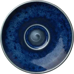 Saucer “Vesuvius Lapis”  porcelain  D=12.5cm  blue