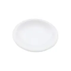 Тарелка «Сатин» мелкая фарфор D=19см белый