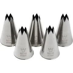 Pastry nozzle “Open star”[5pcs] stainless steel D=3/1,H=5cm