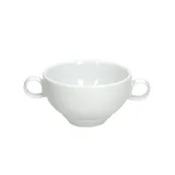 Чашка бульонная «Тэзис Бьянко» фарфор 330мл D=110,H=65,L=155мм белый