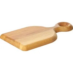 Доска разделочная с ручкой дуб ,H=18,L=350,B=170мм древесн., изображение 2